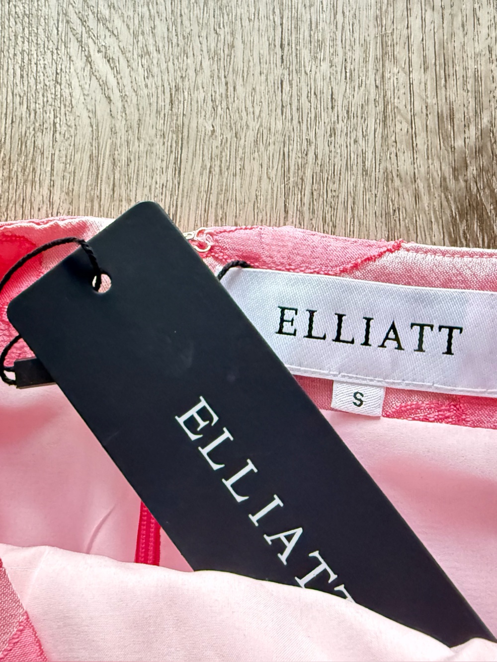 elliatt dionne pink floral tulip jacquard mini party dress size small NEW - Picture 10 of 14
